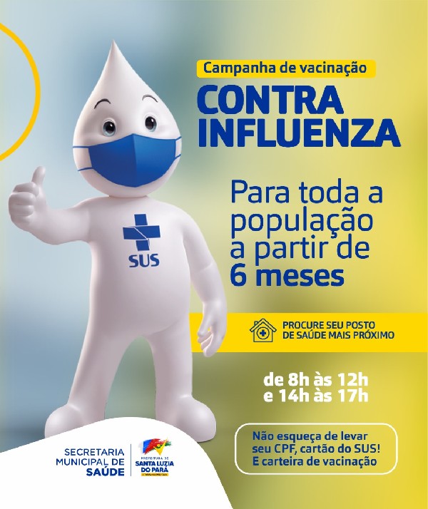 Campanha de vacinação contra Influenza é aberta no Pará